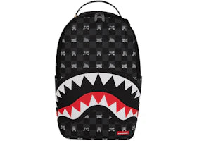 Sprayground Peeking Character Check DLXSV Bag Black - vue 360