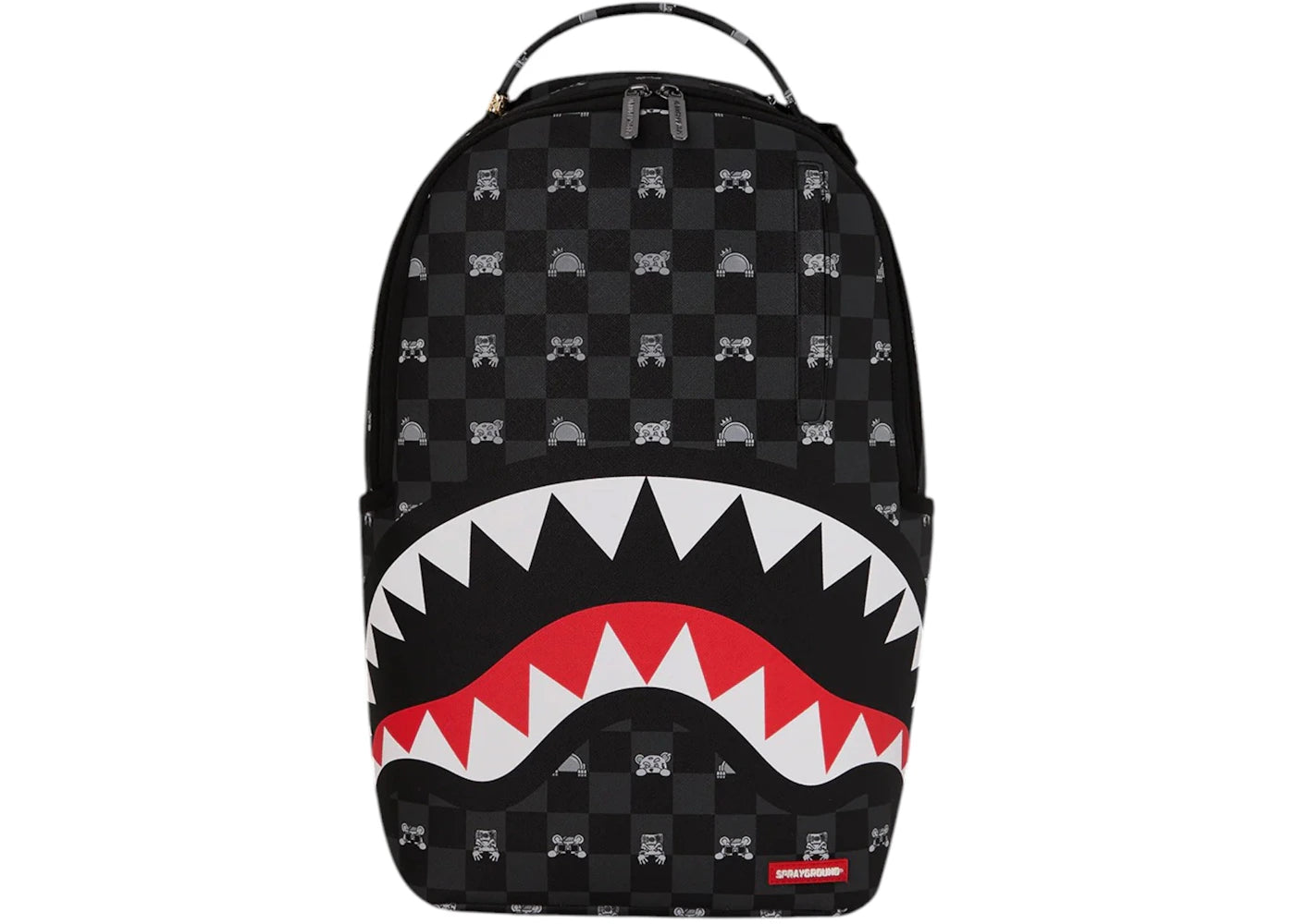 Sprayground Peeking Character Check DLXSV Bag Black - vue secondaire A