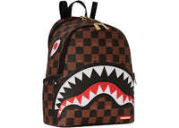 Sprayground Peeking Character Check Savage Backpack Black Brown