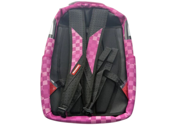 Sprayground Pink Camocheck Backpack Multicolor