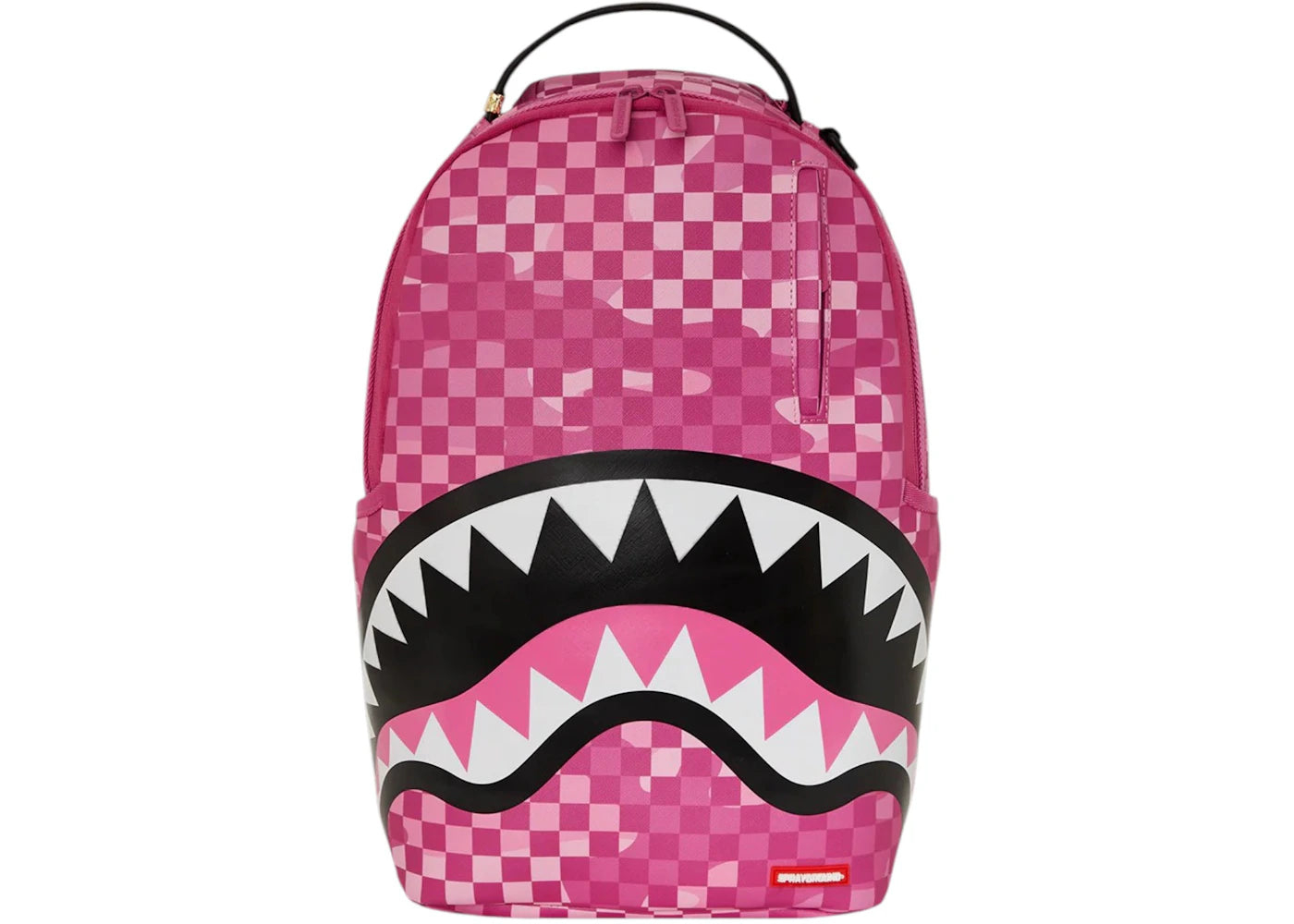 Sprayground Pink Camocheck Backpack Multicolor