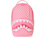Sprayground Pink New Check Faces Backpack Pink