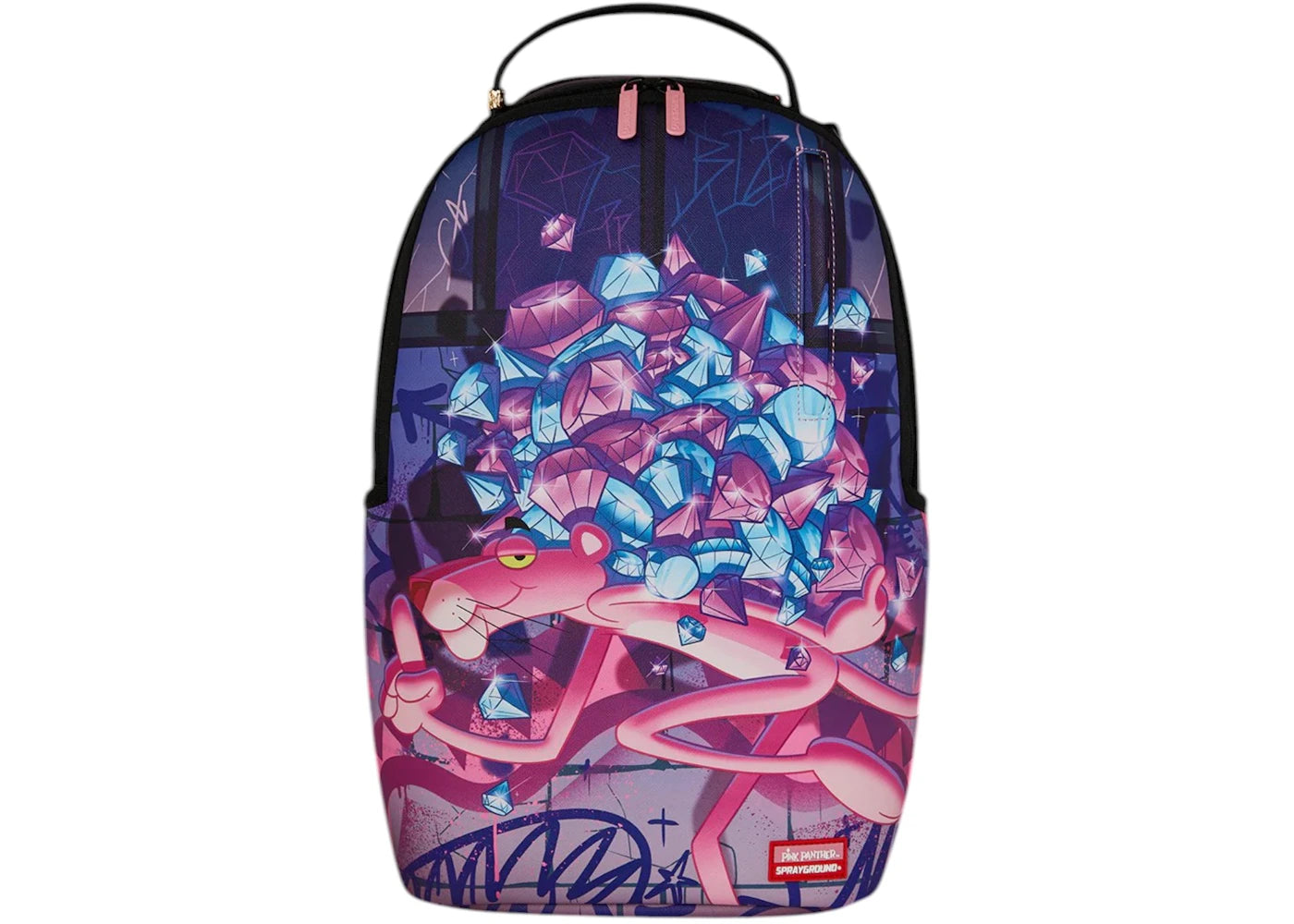 Sprayground Pink Panther Diamond Heist Backpack Multicolor - vue secondaire A