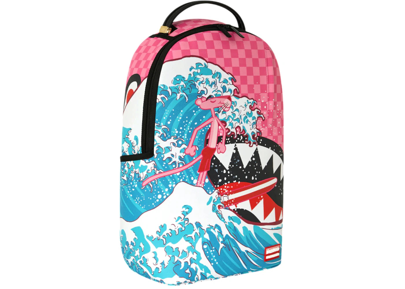 Sprayground Pink Panther Diamond Waves Backpack Multicolor - vue secondaire A