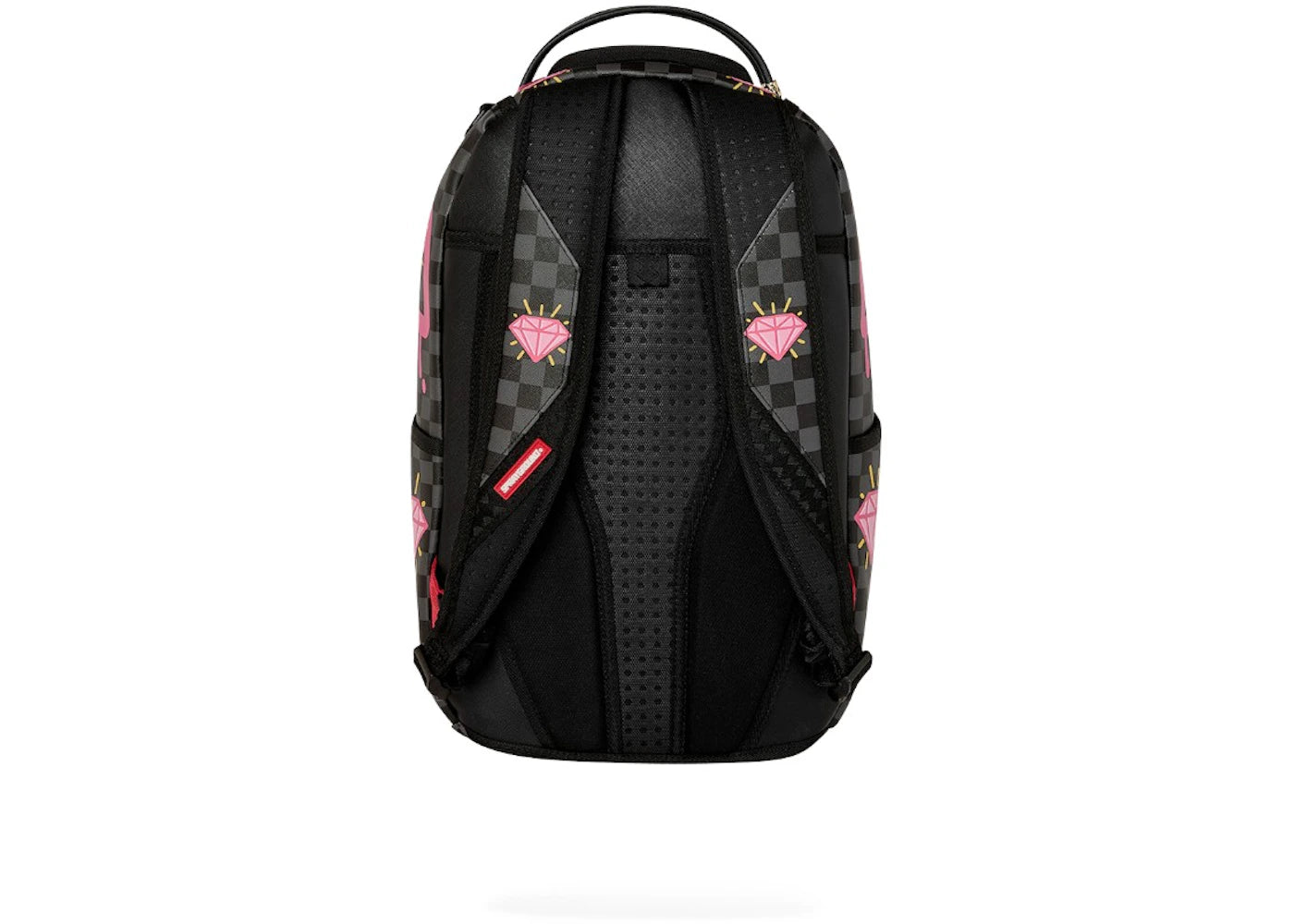 Sprayground Pink Panther Drippy Diamonds Backpack Black/Pink - vue secondaire B