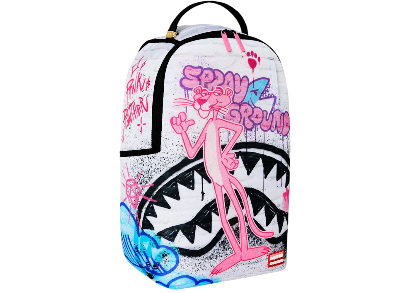 Sprayground Pink Panther Heist Mural Backpack Multicolor - vue secondaire B