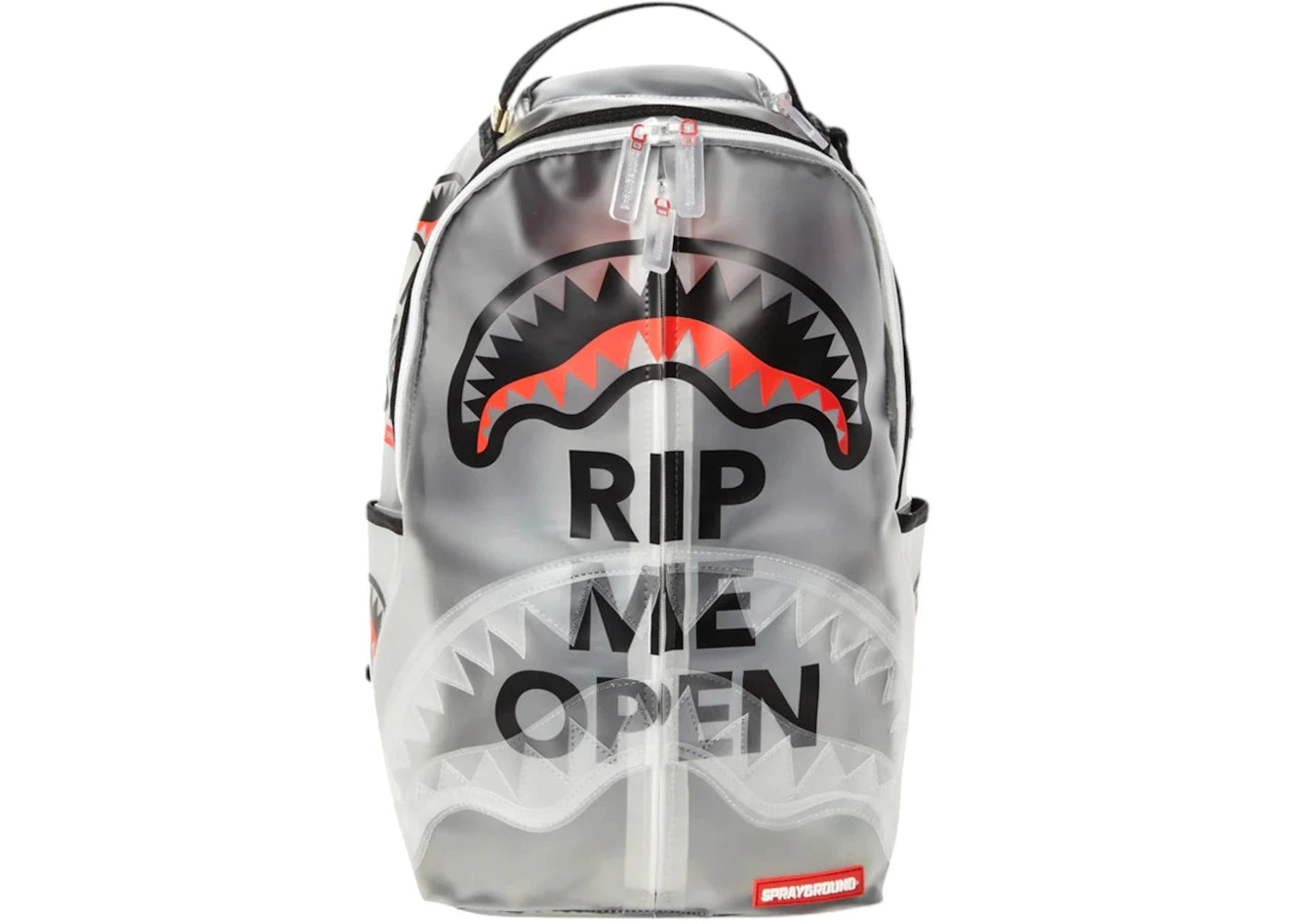 Sprayground Rip Me Open Backpack Translucent White - vue secondaire A