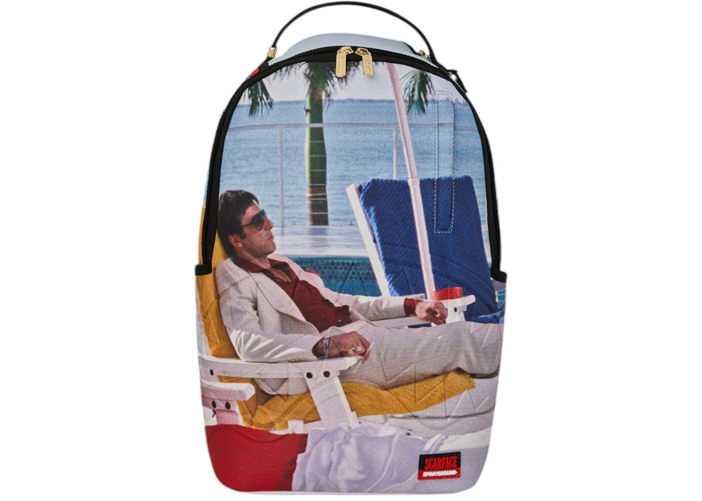 Sprayground Scarface Tony Montana Chillin Backpack Multicolor - vue secondaire A