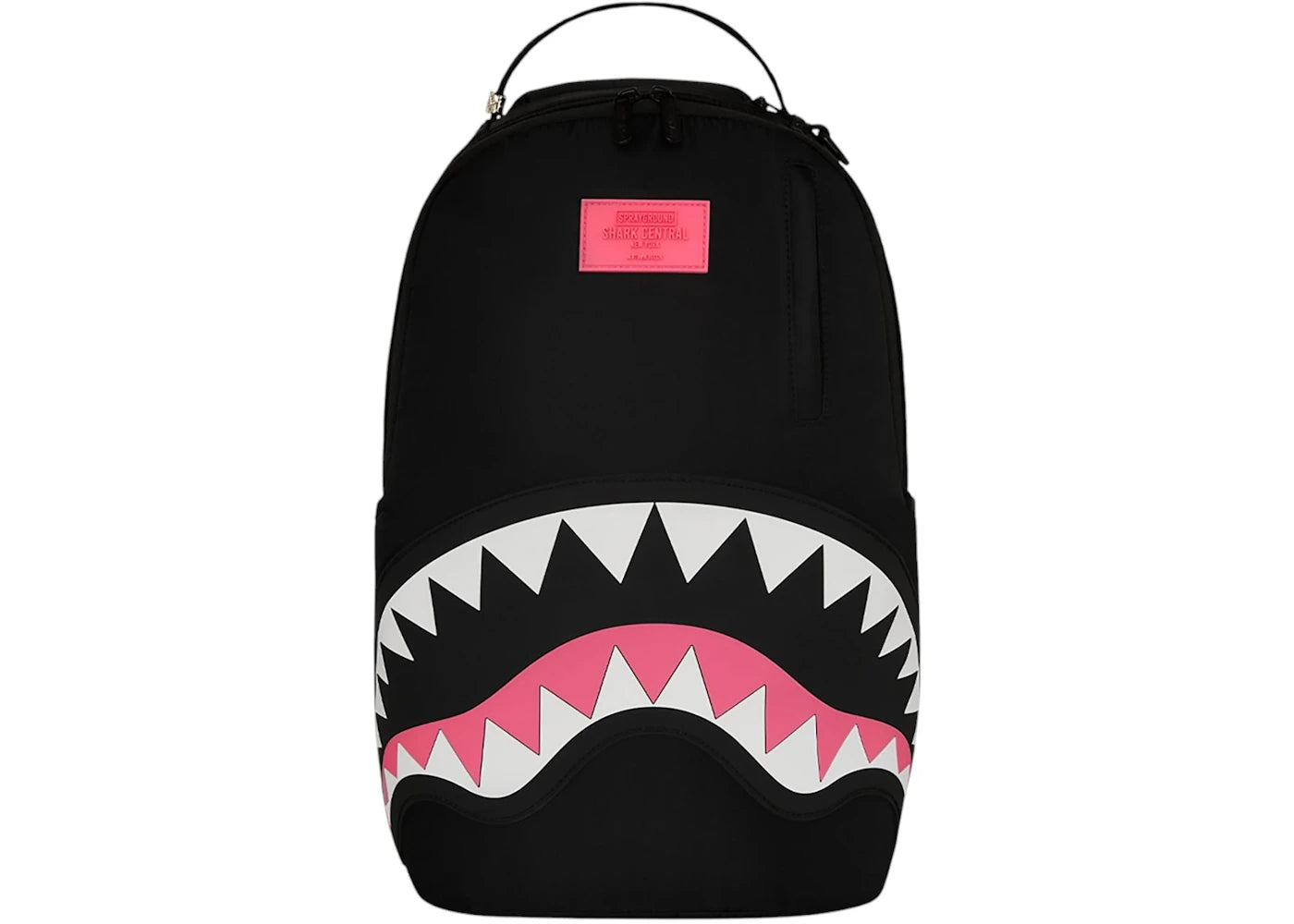 Sprayground Shark Central Rucksack Schwarz/Pink - vue 360