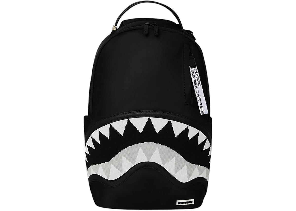 Sprayground Shark Central Rucksack Schwarz/Weiß - vue secondaire A