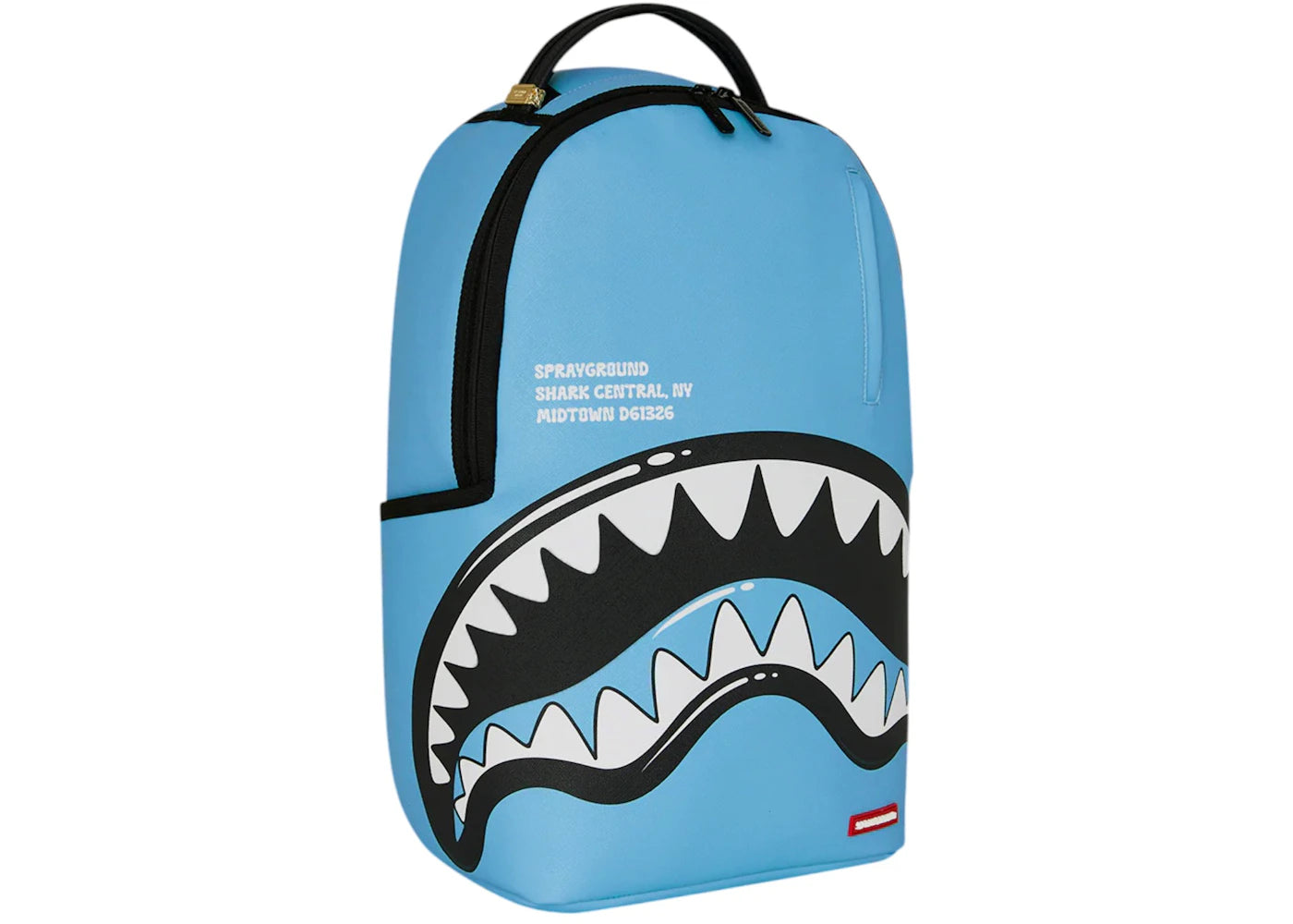 Sprayground Shark Central Bubble Shark Backpack Blue - vue secondaire B