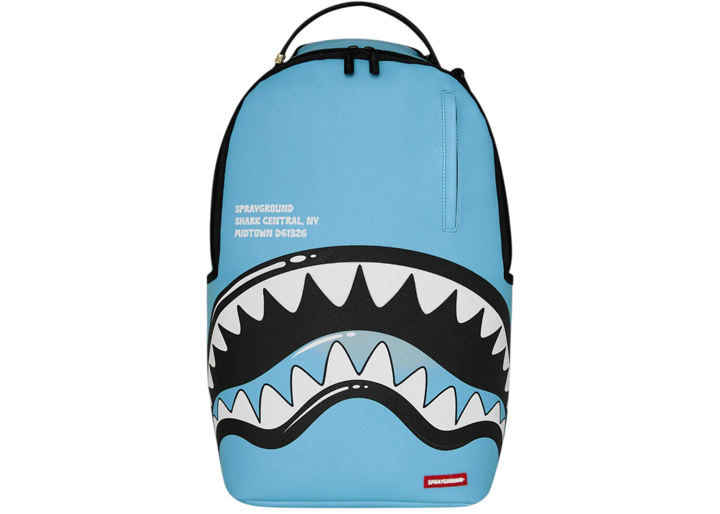 Sprayground Shark Central Bubble Shark Backpack Blue - vue secondaire A