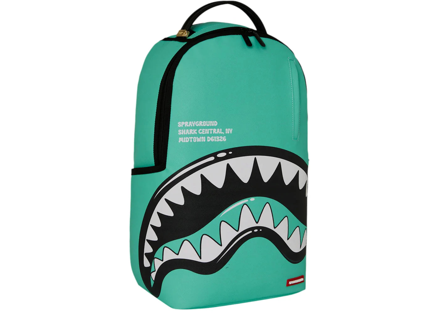 Sprayground Shark Central Bubble Shark Backpack Teal - vue secondaire A