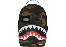 Sprayground Shark Central Camo DLXS Backpack Multicolor - vue 360