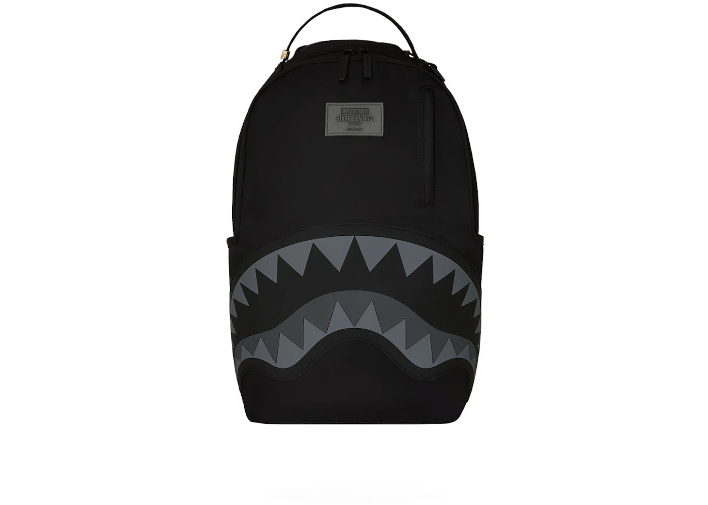 Sprayground Shark Central Nylon Backpack Black - vue 360