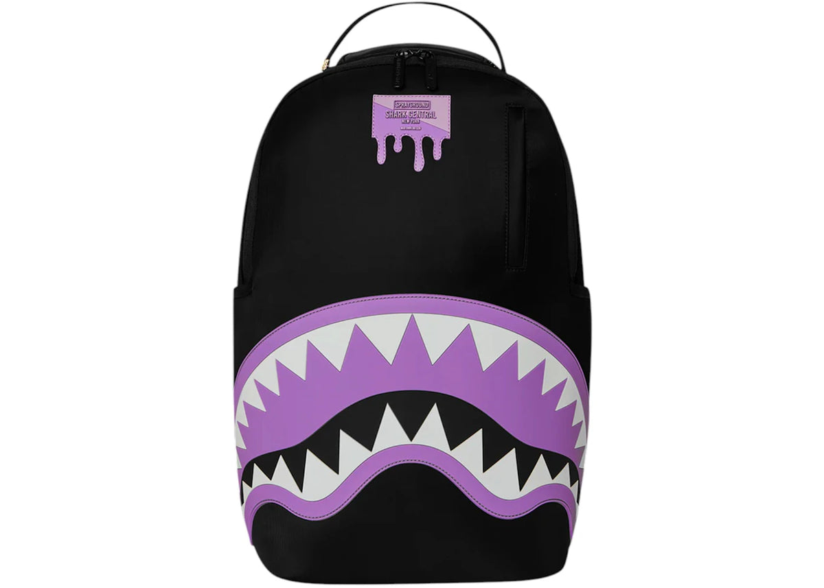 Sprayground Shark Central Passport Backpack Purple - vue secondaire A