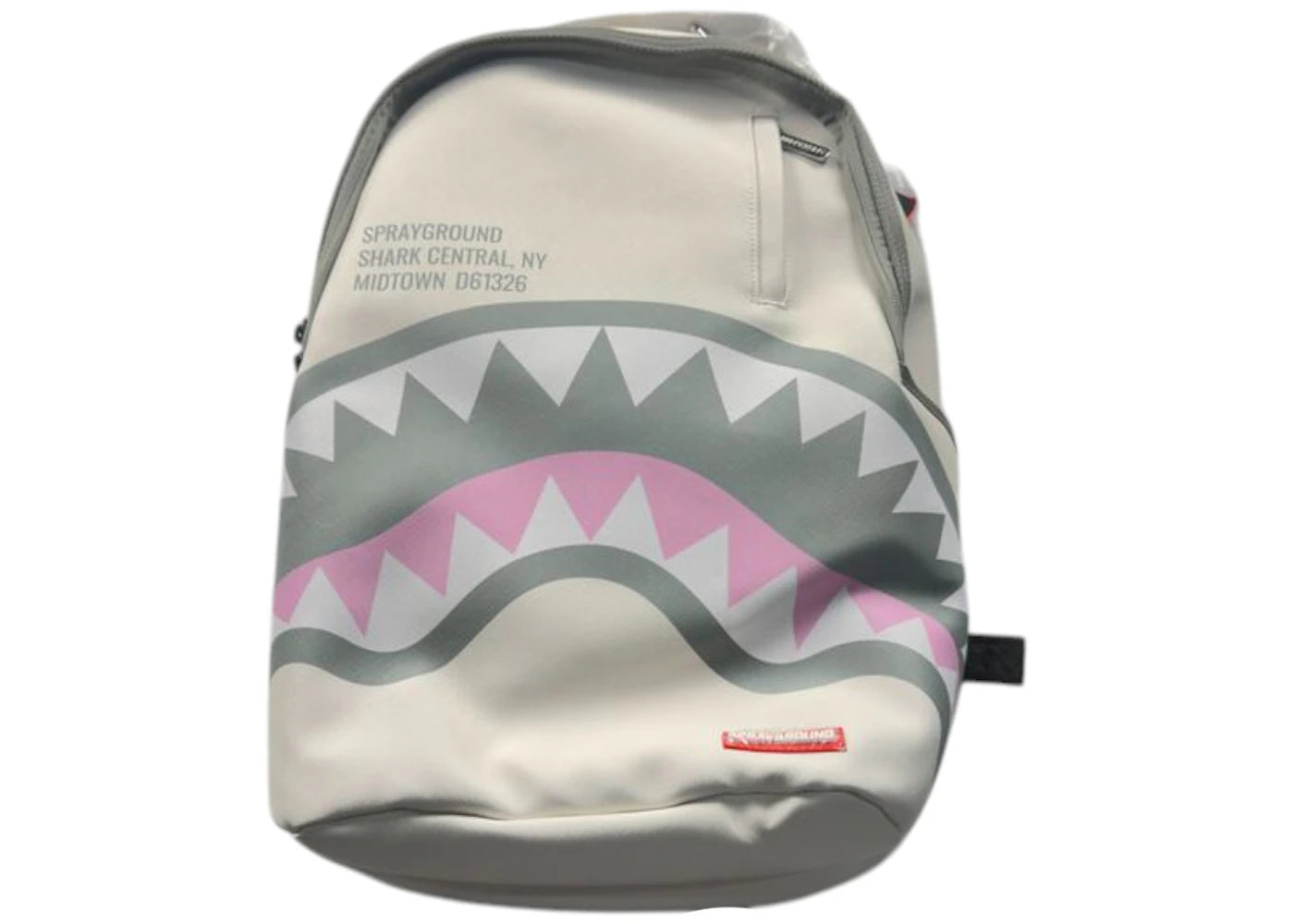 Sprayground Shark Central Rose DLXSV Backpack White/Black - vue secondaire B