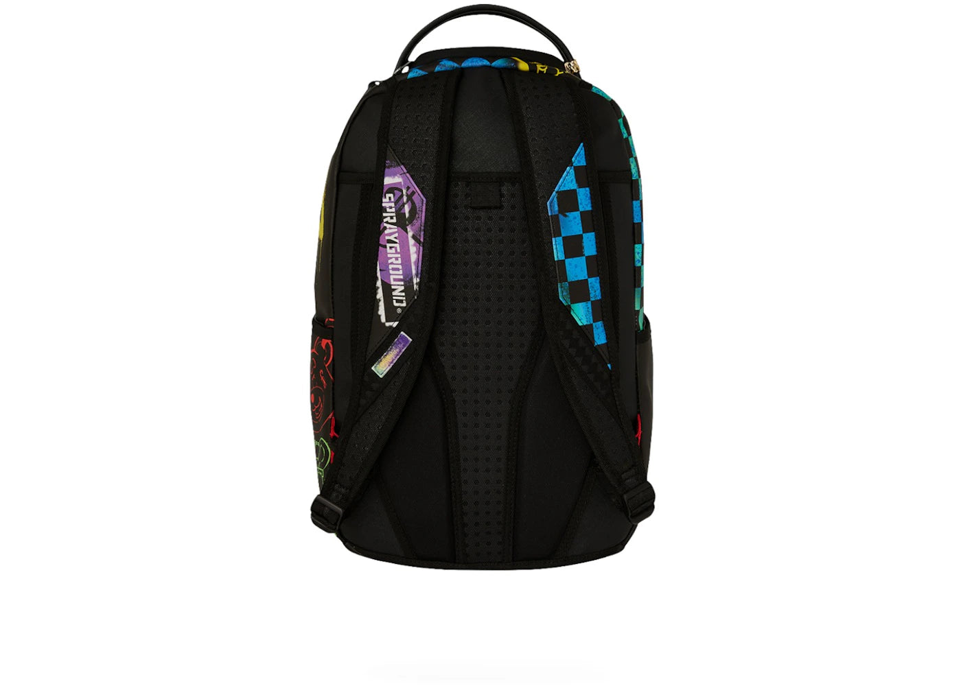 Sprayground Shark Central Stencils DLXSV Backpack Black/Purple - vue secondaire B