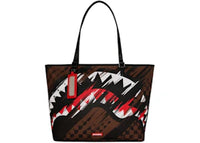 Sprayground Sprayground Smeared Grunge Duffle Bag Brown