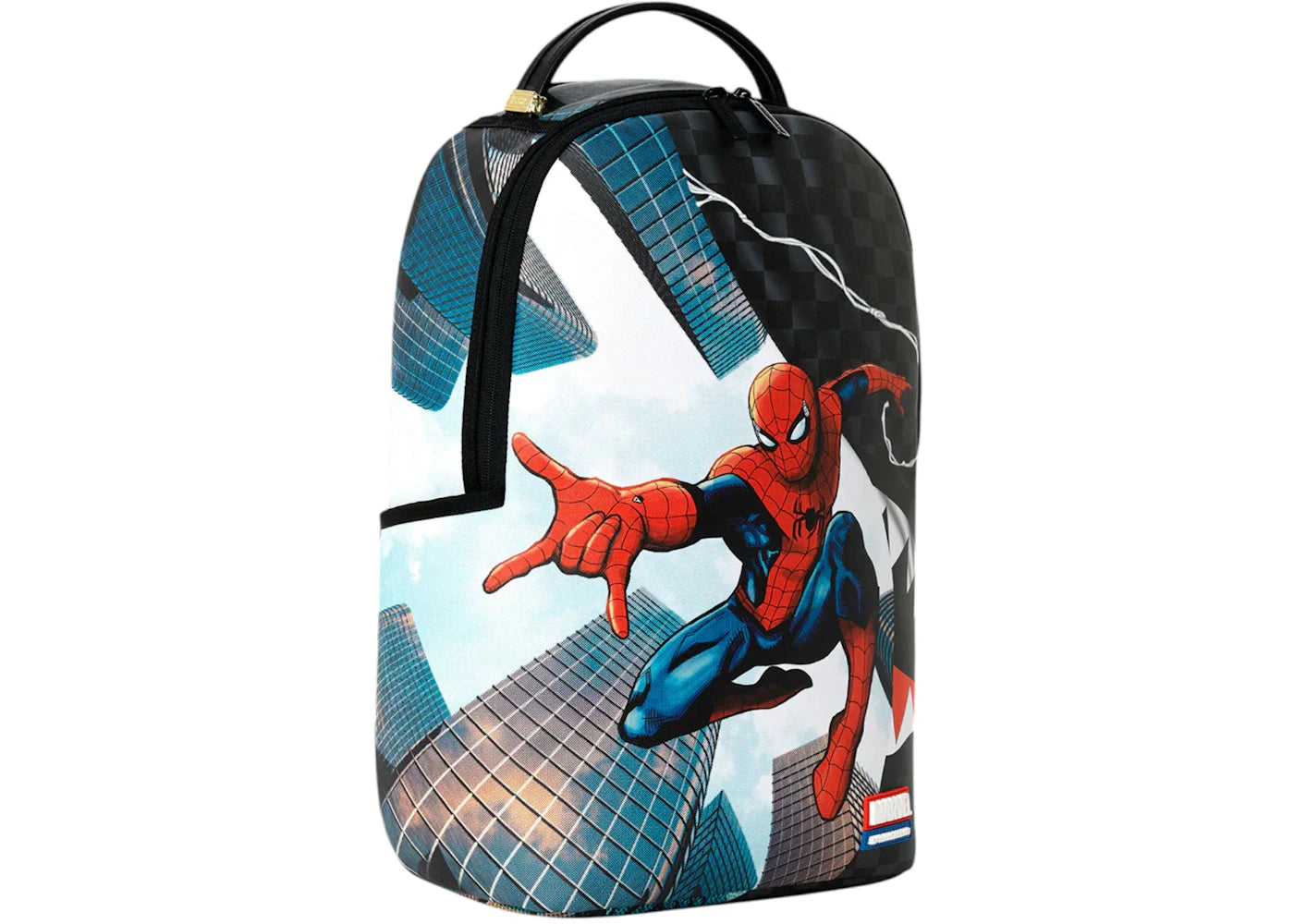 Sprayground Spiderman Official Collab Protect The City Backpack Multicolor - vue secondaire B