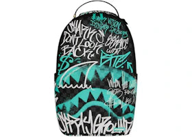 Sprayground Spray poetry III dlxsv Backpack Multicolor/water green - authentic Sprayground product
