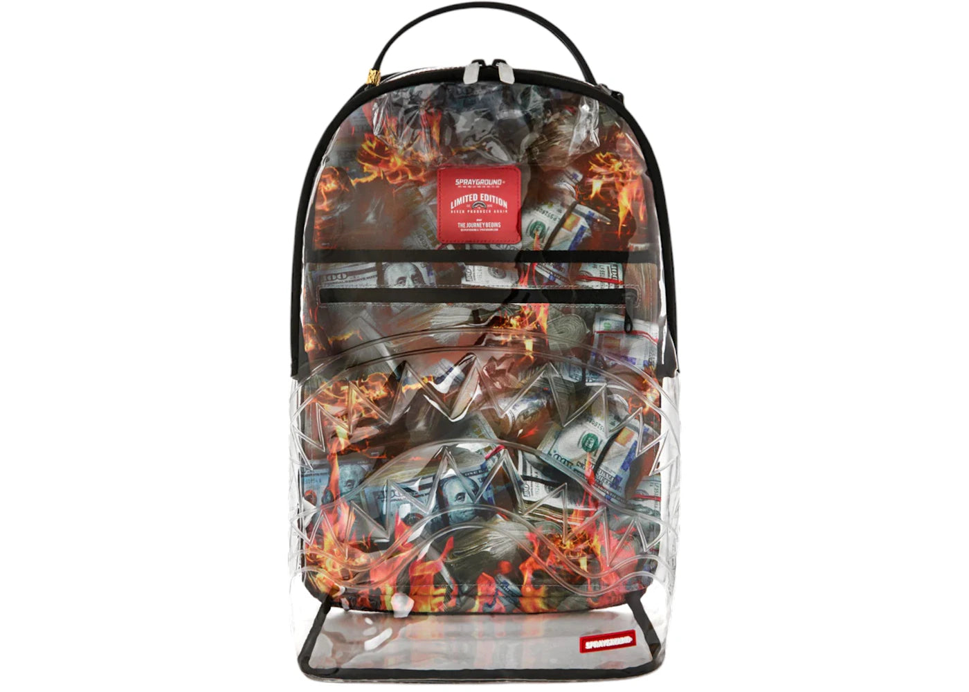 Sprayground Stay Up Clear Backpack Clear - vue secondaire A