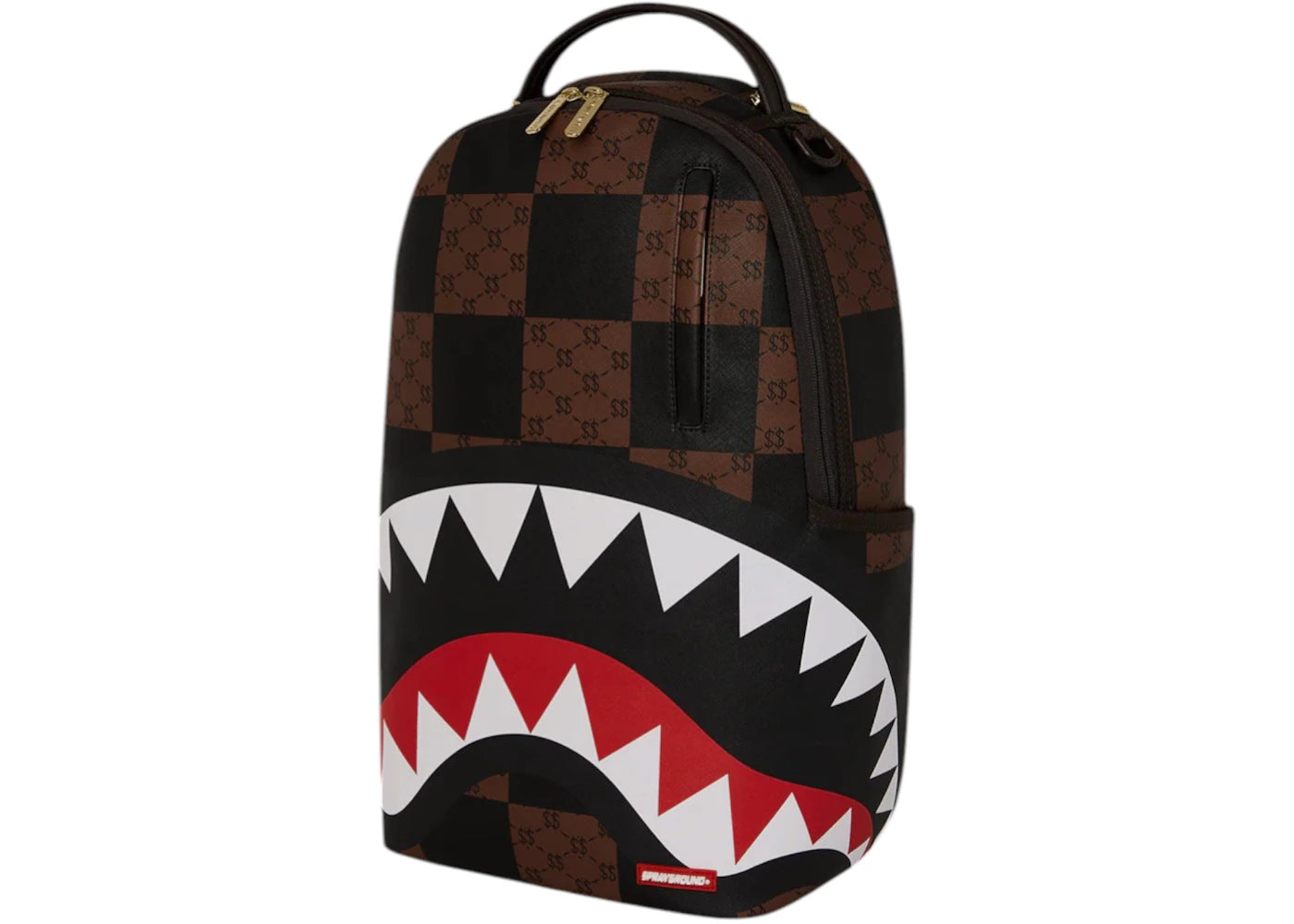 Sprayground That Big Check Shark Backpack Multicolor - vue secondaire A