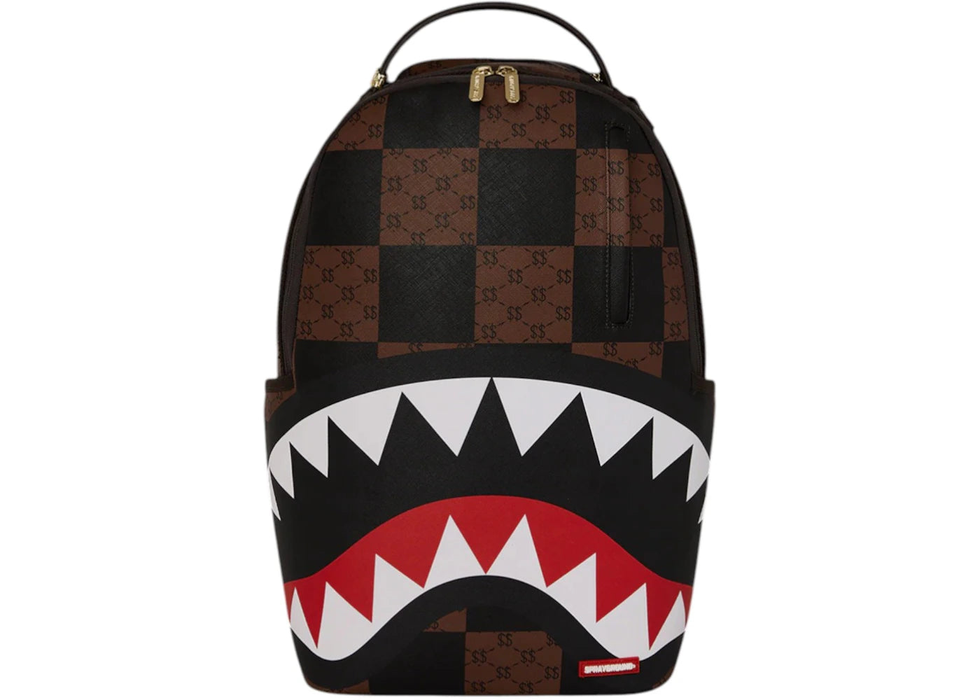 Sprayground That Big Check Shark Backpack Multicolor - vue 360