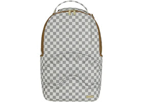 Sprayground The Private Jet Shark Club High Altitude Backpack White/Grey - vue 360