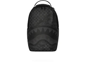 Sprayground Torn Graff Check DLXSV Backpack Black/Check - vue 360