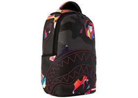 Sprayground Vivid 3Am DLXSV Backpack Black/Grey - vue 360