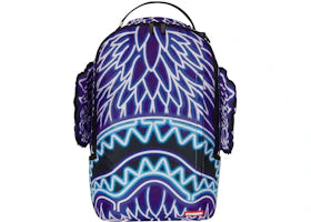 Sprayground Wings Of The Neon Slayer DLX Backpack Purple/Blue - vue 360