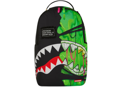 Sprayground Zombie Ooze Shark Central Backpack Multicolor - authentic Sprayground product