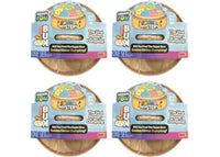 Squishy Bun Rainbow Mystery Squishy "Dumpling" (Golden Glitter) Blind Box 4x Lot