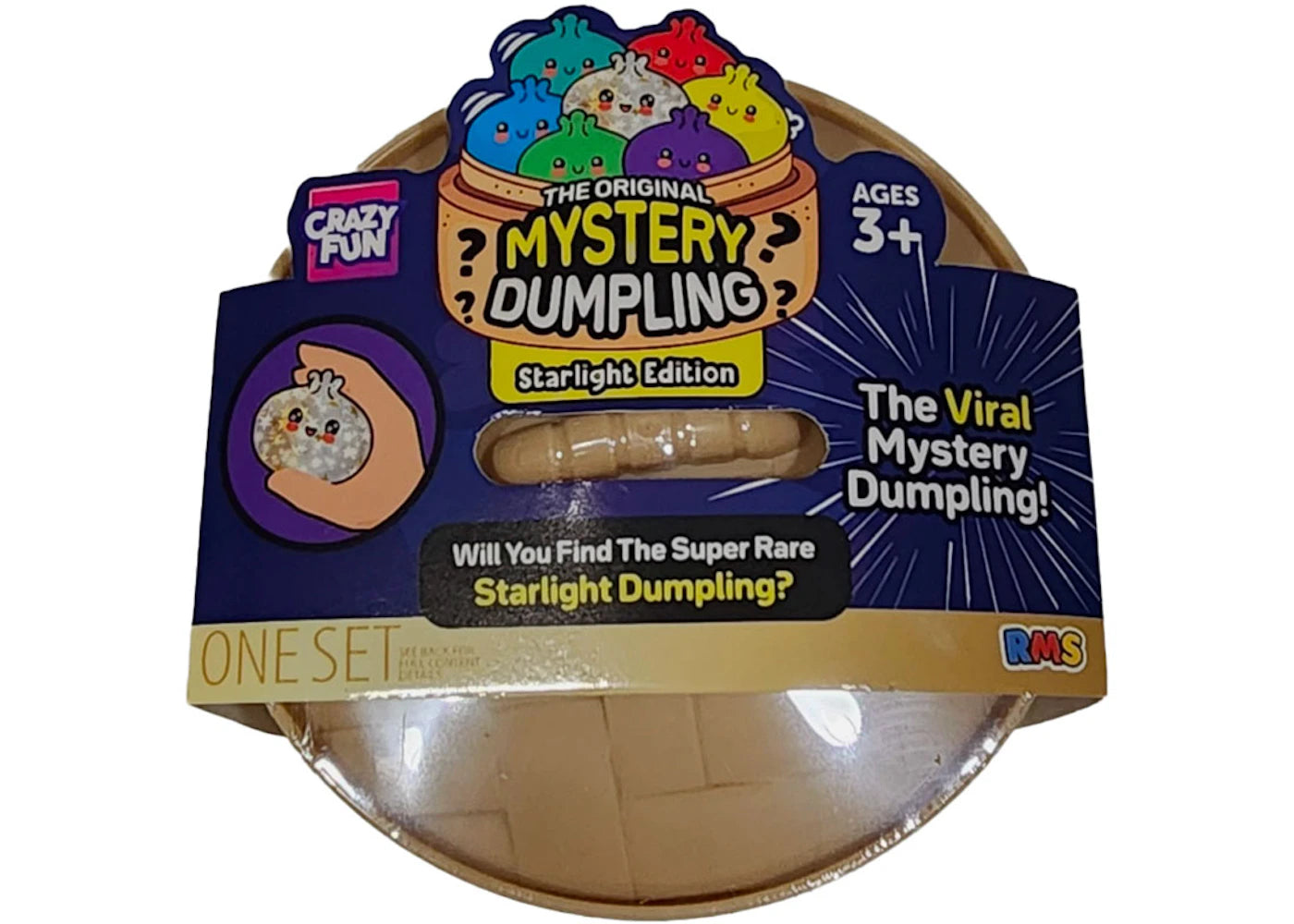 Squishy Bun Rainbow Mystery Squishy "Dumpling" (Simmering Starlight Chase Version) Blind Box - vue secondaire B