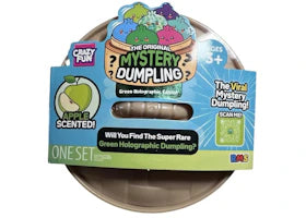 Squishy Bun The Original Mystery Dumpling-Green Holographic Dumpling Edition Blind Box - vue 360