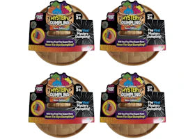 Squishy Bun The Original Mystery Dumpling : Neon Tie Dye Edition Blind Box 4x Lot - vue 360