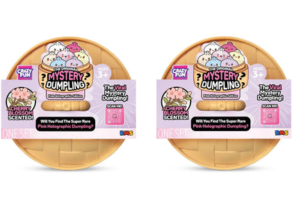 Squishy Bun The Original Mystery Dumpling Pink Holographic Edition Blind Box 2x Lot - authentic Squishy Bun product