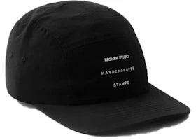 Stampd x Daniel Arsham AHS 5 Panel Camp Hat Black - vue 360