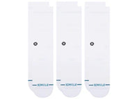 Stance Icon Crew Socks (3 Pack) White
