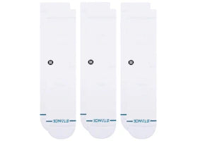 Stance Icon Crew Socks (3 Pack) White