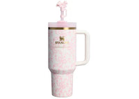 Stanley 1913 x LoveShackFancy Holiday FlowState Quencher 40oz Tumbler Coquette Bow Chantilly