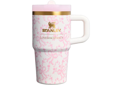 Stanley 1913 x LoveShackFancy Holiday Quencher ProTour Flip Straw 20oz Tumbler Coquette Bow Chantilly - authentic Stanley...