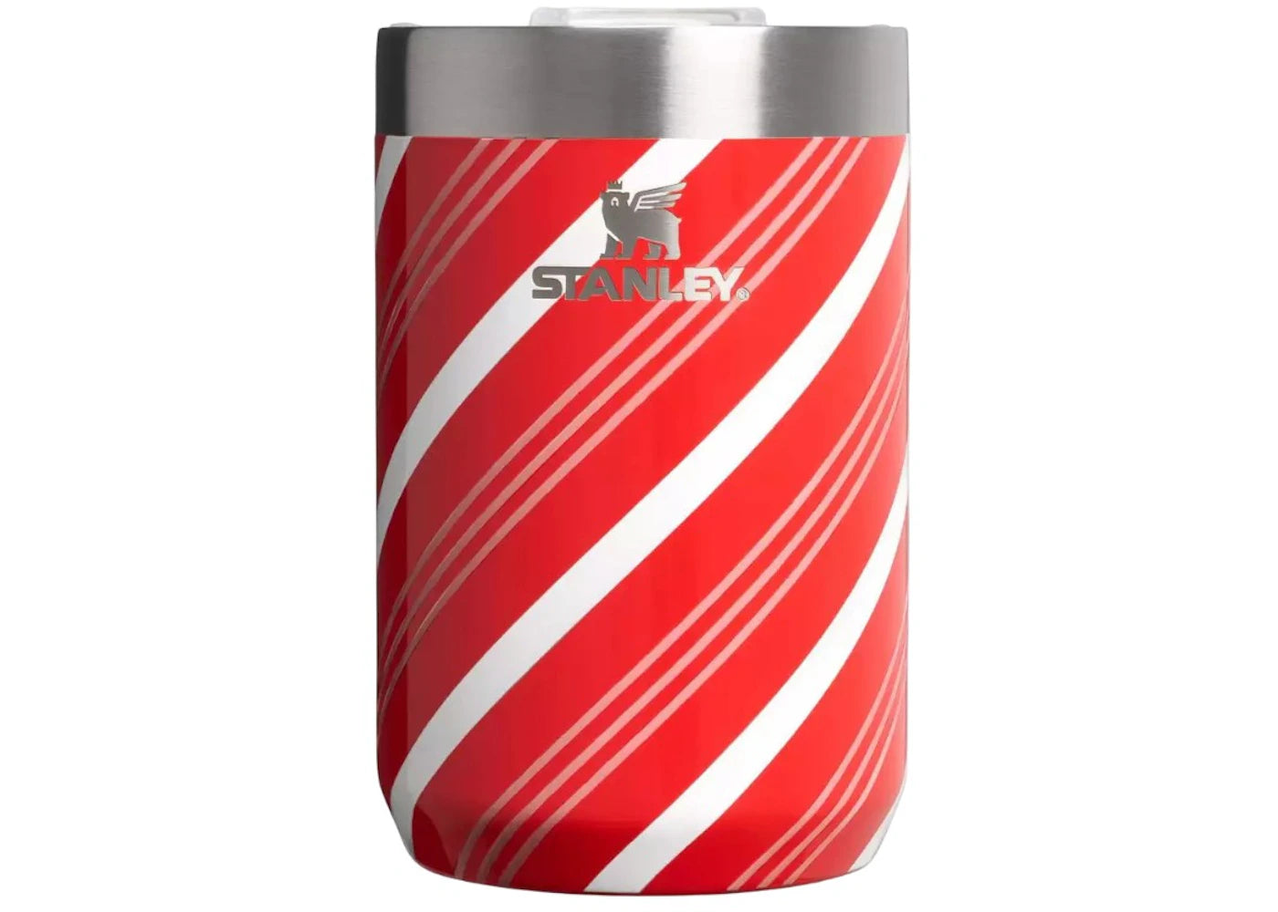 Stanley 2pk Stainless Steel Everyday 12oz Cup Candy Cane Twist and Strawberry Twist - vue 360