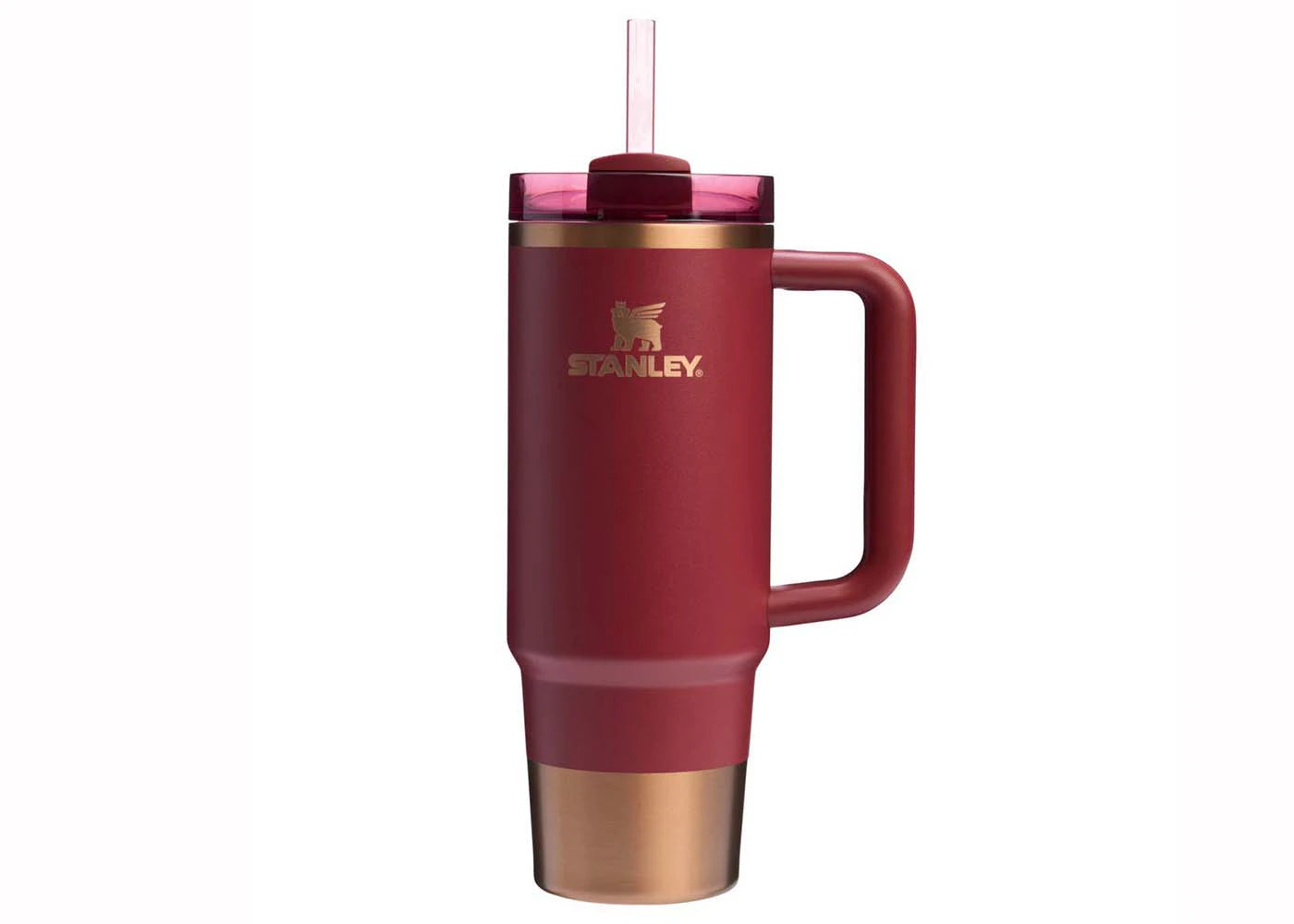 Stanley Comfort & Joy Collection Flowstate Holiday Quencher 30oz Tumbler Gilded Pomegranate sneakers - authentic Stanley s...