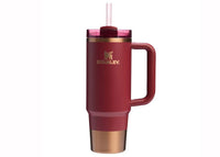 Stanley Comfort & Joy Collection Flowstate Holiday Quencher 30oz Tumbler Gilded Pomegranate