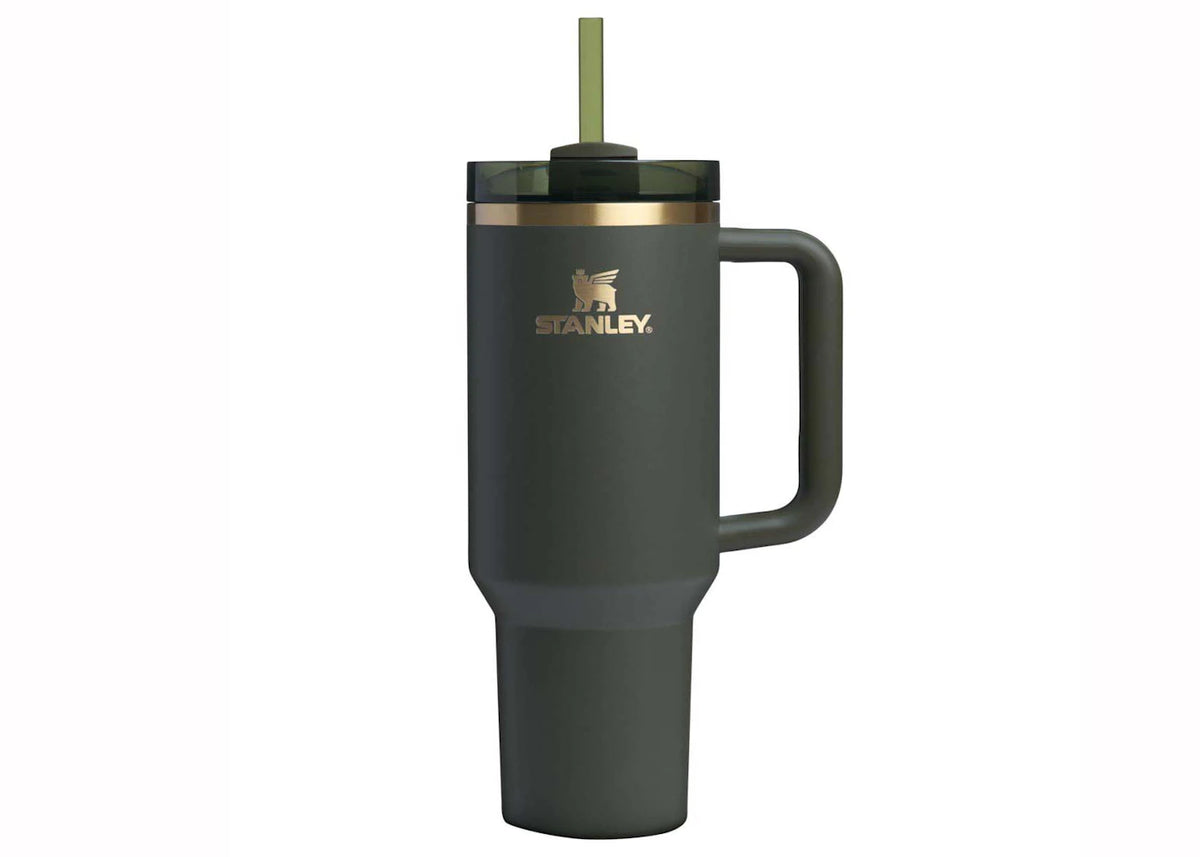 Stanley Flowstate Quencher 40oz Becher Cypress - vue 360