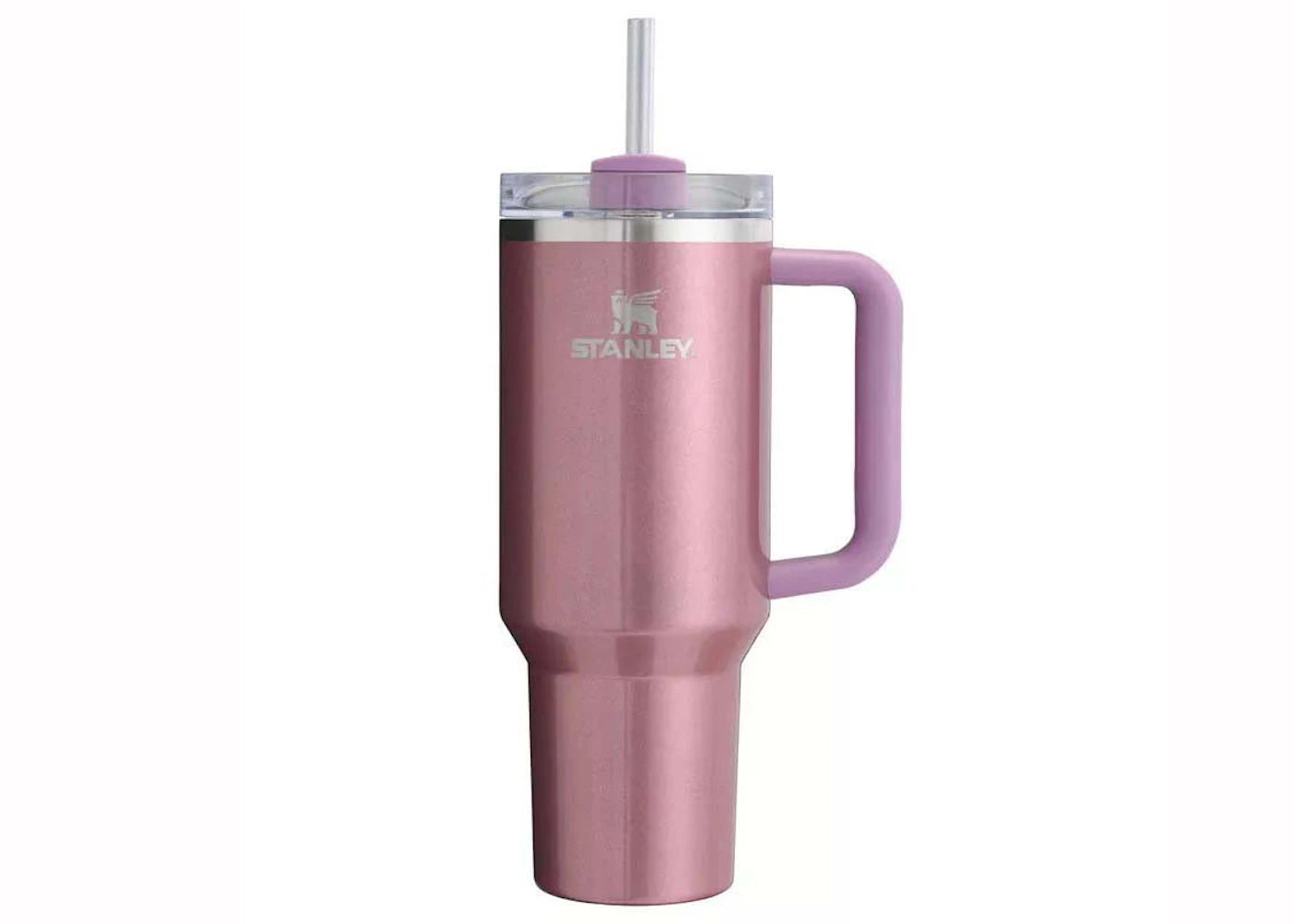 Stanley Flowstate Quencher 40oz Tumbler Mauve Shimmer - vue 360