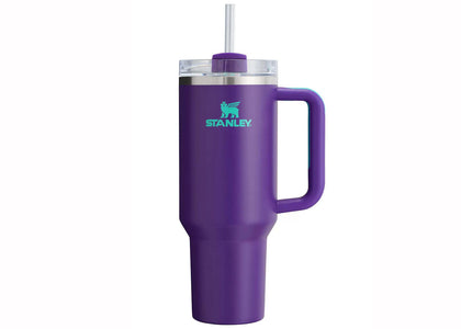 Stanley Heat Wave Exclusive Collection Flowstate Quencher 40oz Tumbler Dep Purple sneakers - authentic Stanley shoes