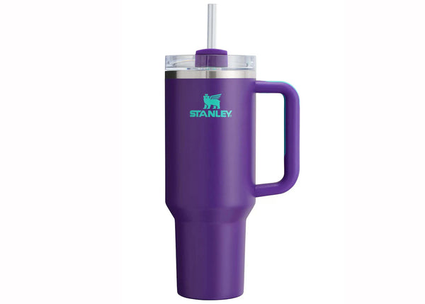 Stanley Heat Wave Exclusive Collection Flowstate Quencher 40oz Tumbler Dep Purple sneakers - authentic Stanley shoes